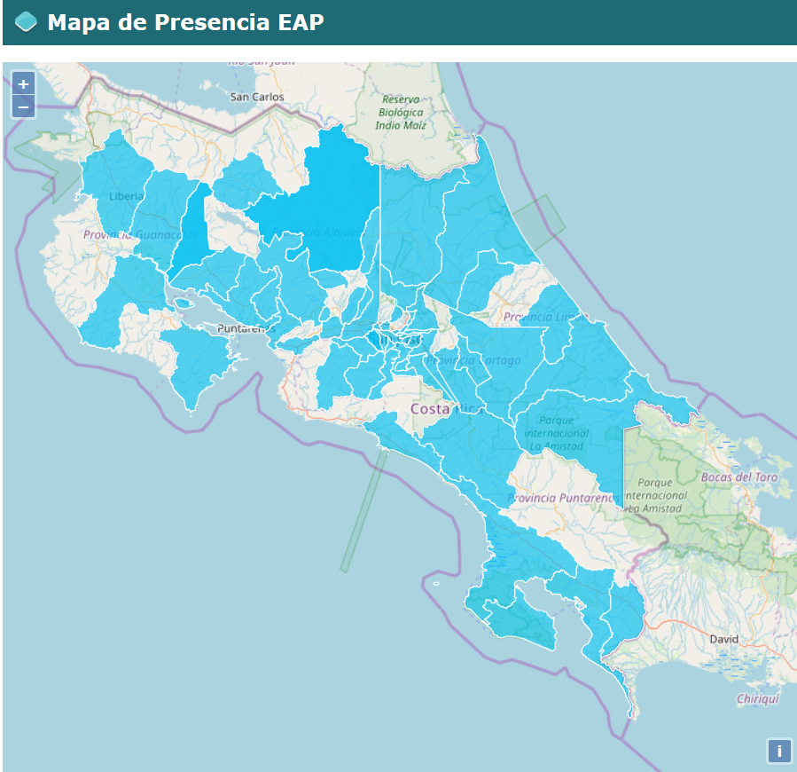 mapa presencia